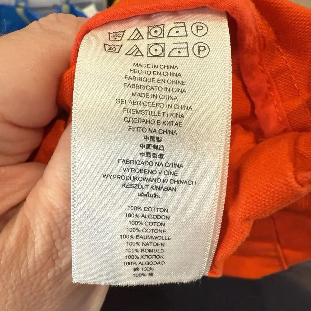 Michael Kors Womens Cropped Canvas Jacket 3X Bright Orange Zip Front Cotton